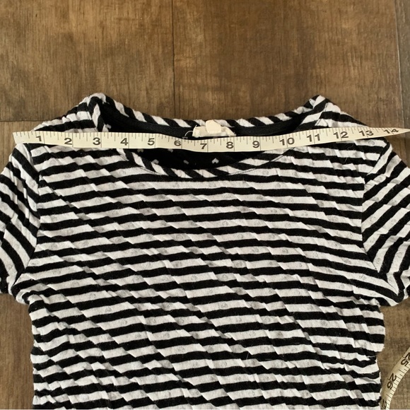 Jane and Delancey Striped long sleeve textured top - Picture 7 of 7